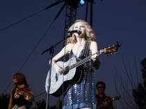 Taylor Swift preforming at Corona Ranch