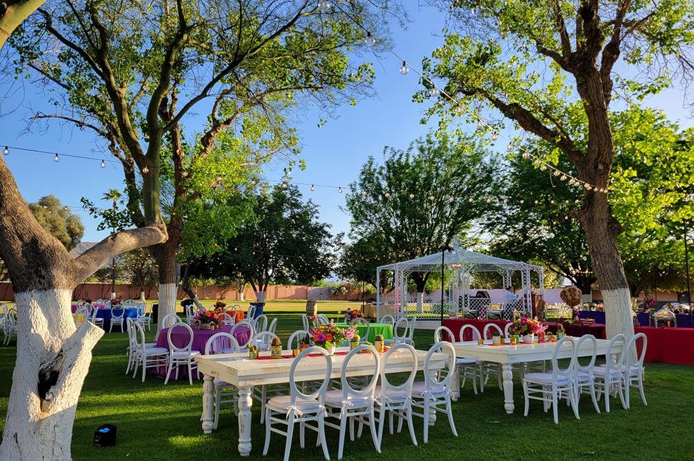 Corona Ranch Colorful Cactus Themed Event
