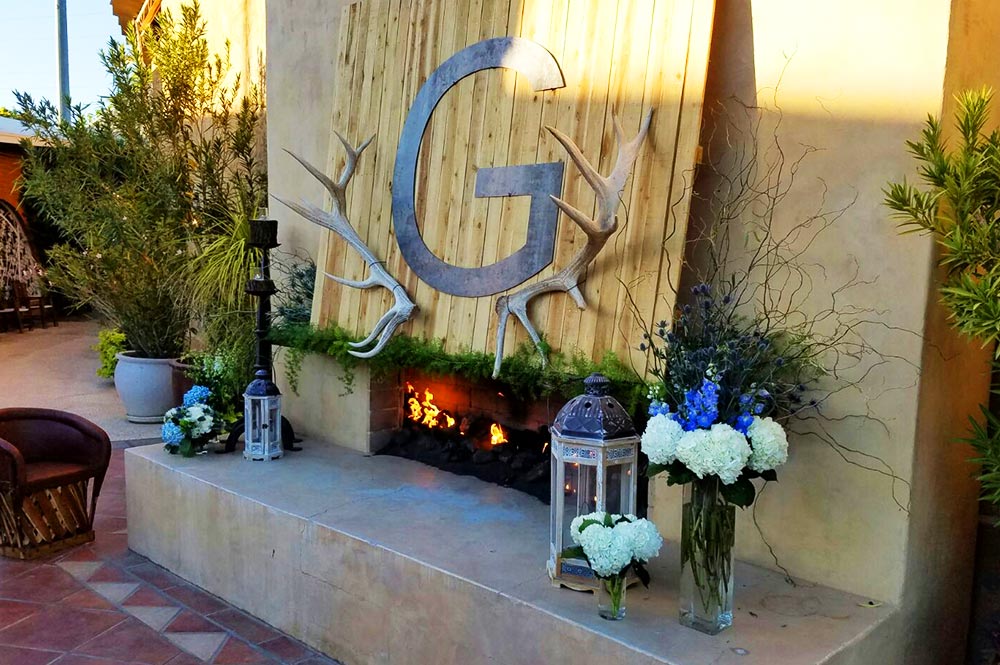 Corona Ranch Fireplace Decor