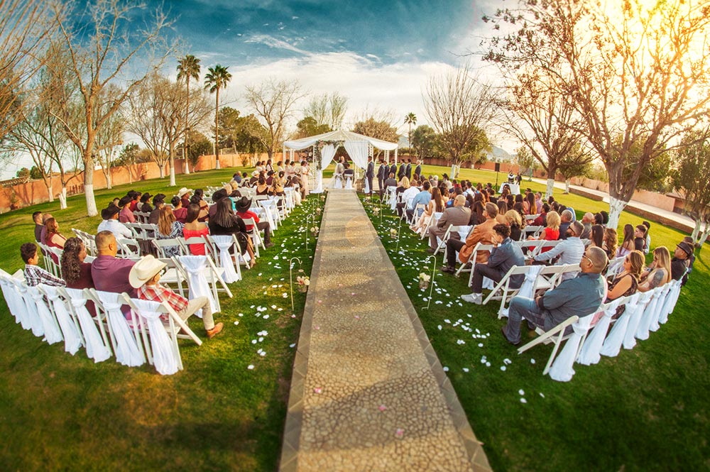 Corona Ranch Gazebo Wedding Photo