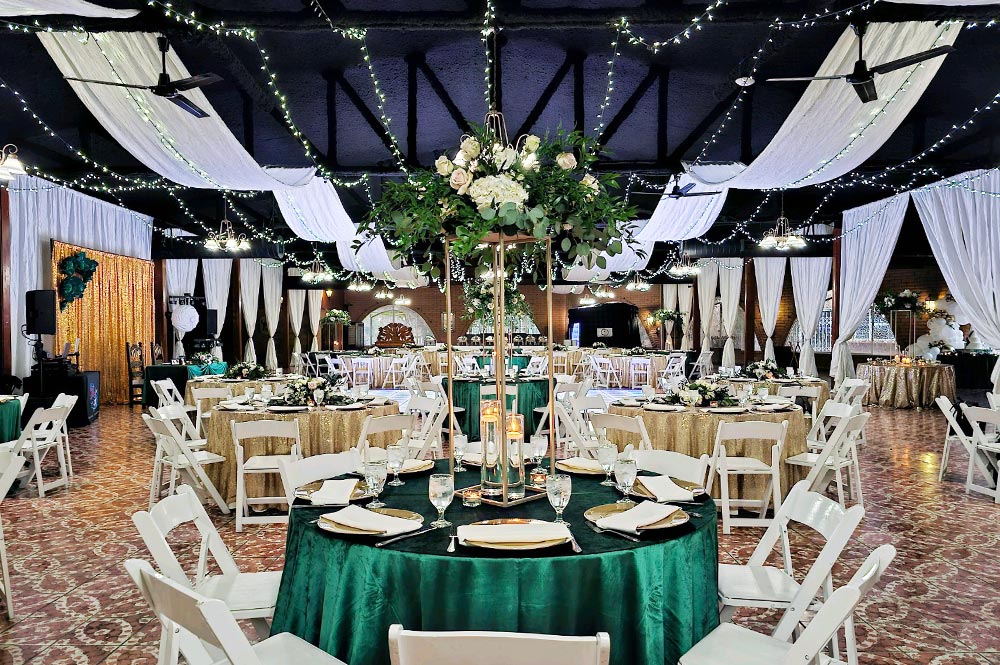 Corona Ranch Wedding High Key Indoor Reception