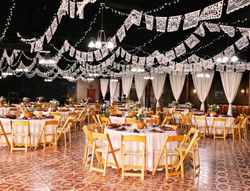 Wedding Mexican Themed Indoor Reception