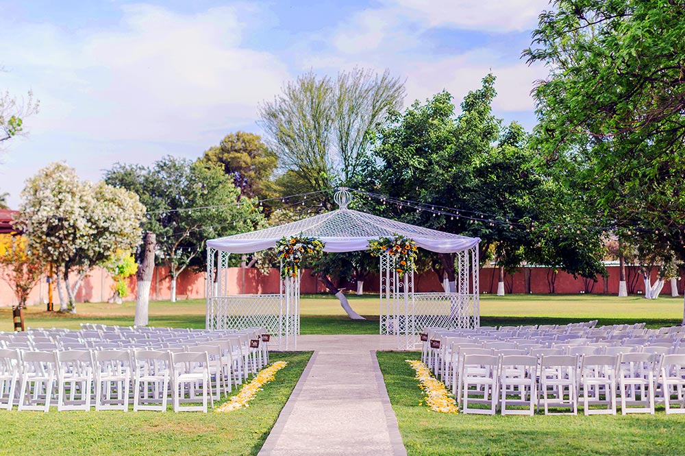 Corona Ranch Wedding Vows Gazebo